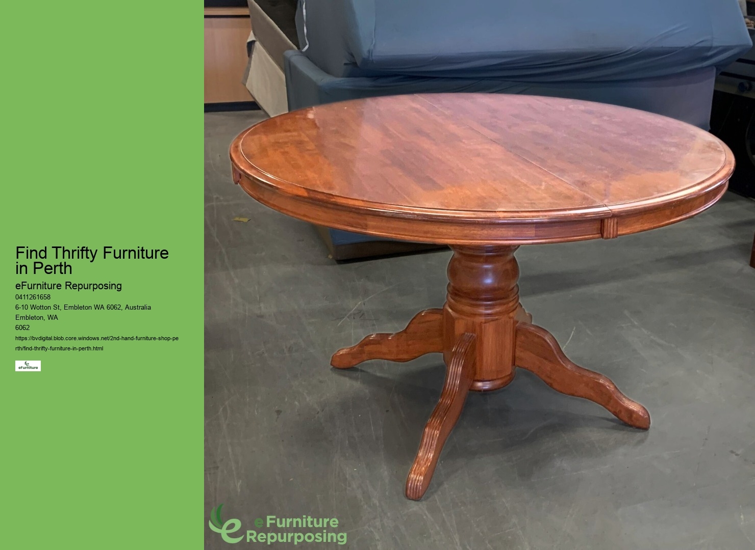 Perth's Vintage Furniture Outlets