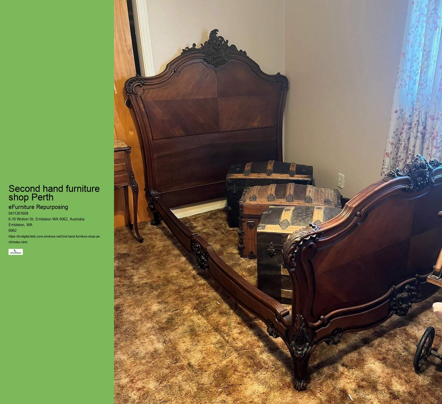Second hand furniture shop Perth