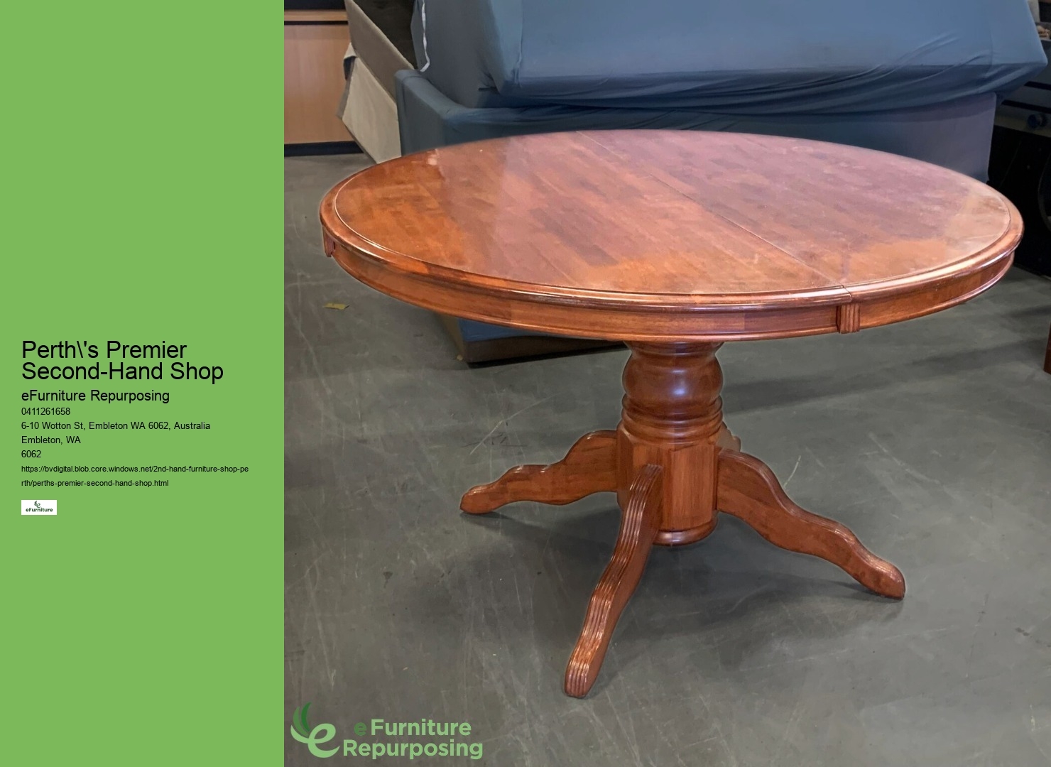 Perth Furniture Shop Environment