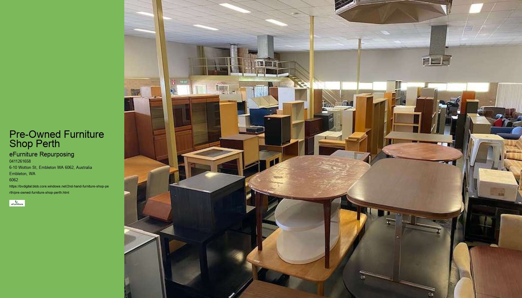 Store Furniture Quality Perth