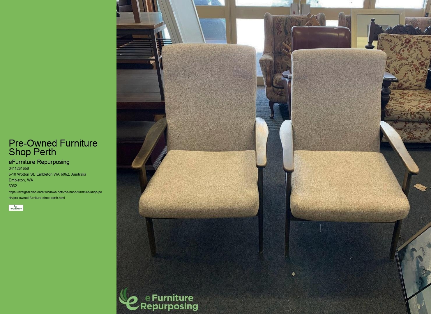 Perth's Choice for Used Furniture