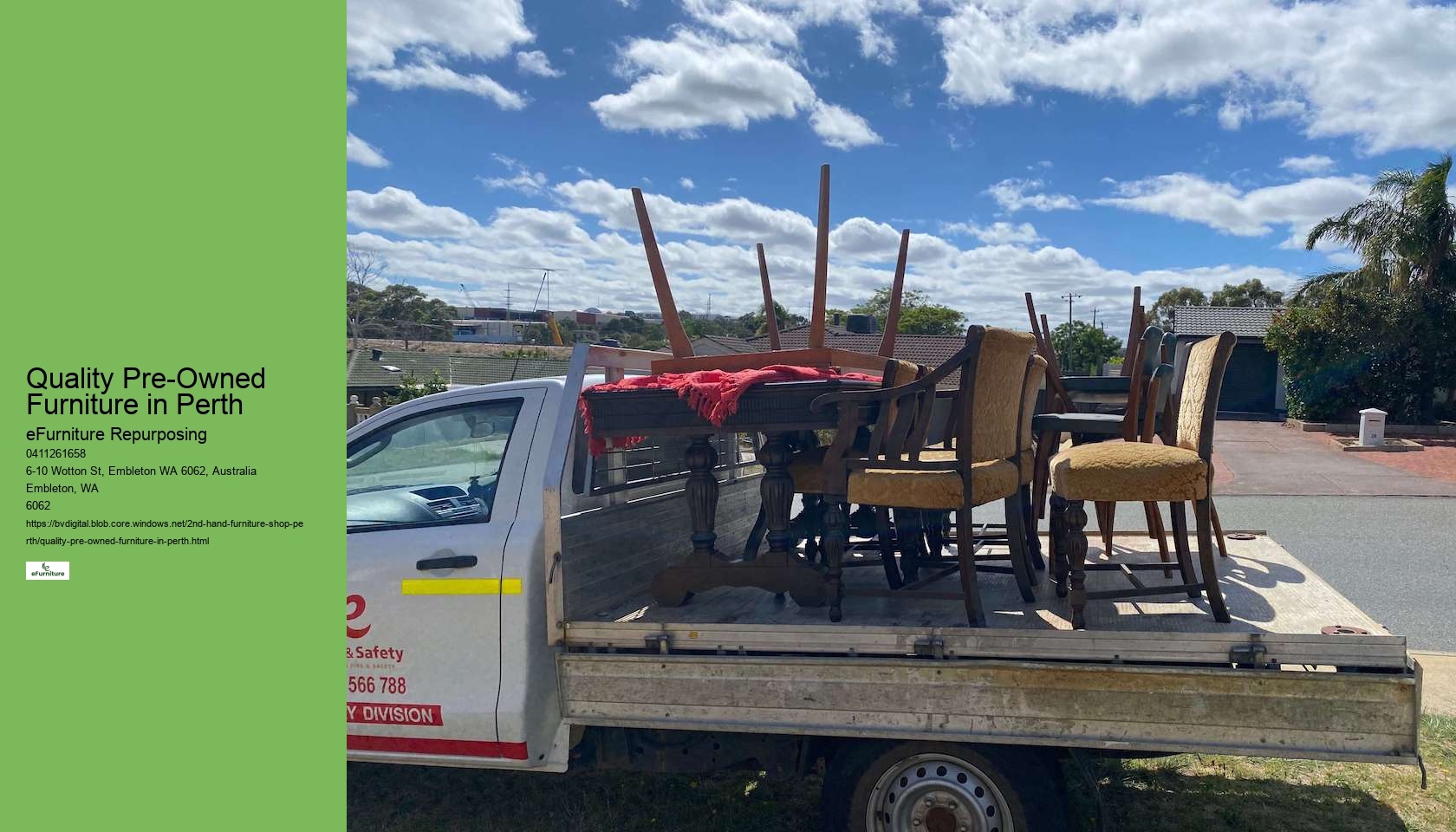 Trusted Used Furniture Store Perth