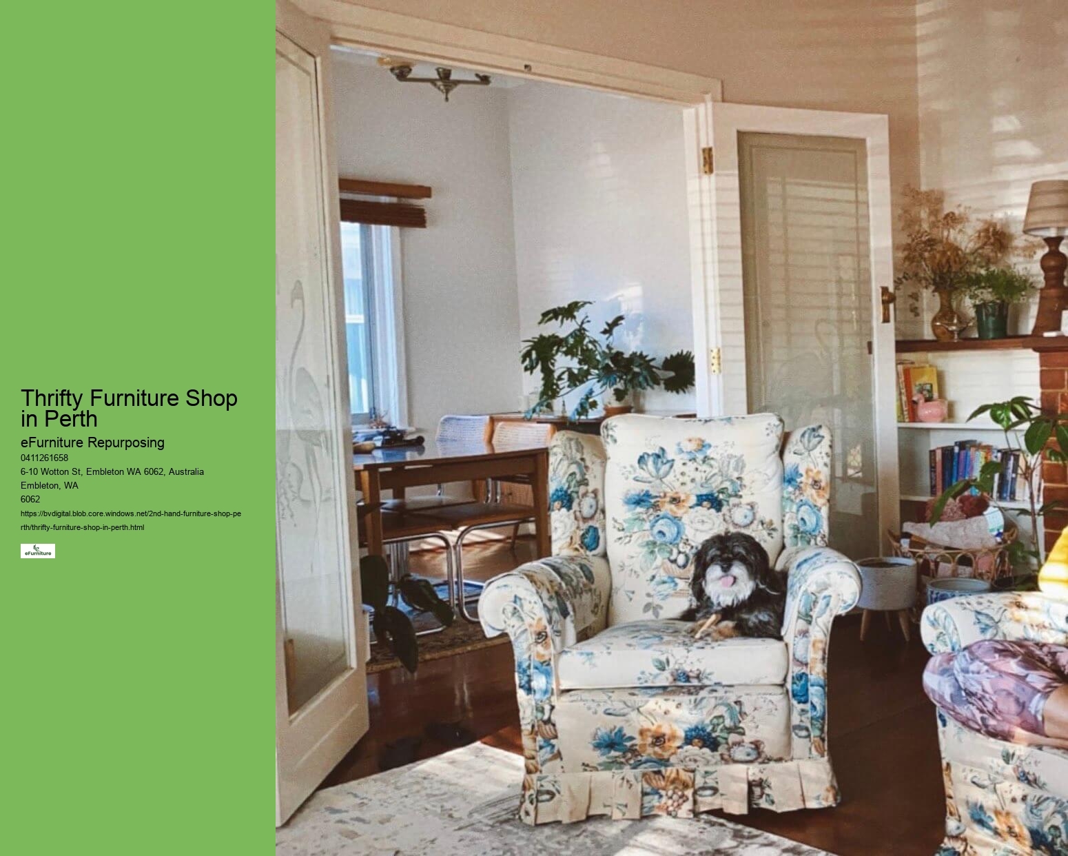 Upcycled Furniture Collection Perth