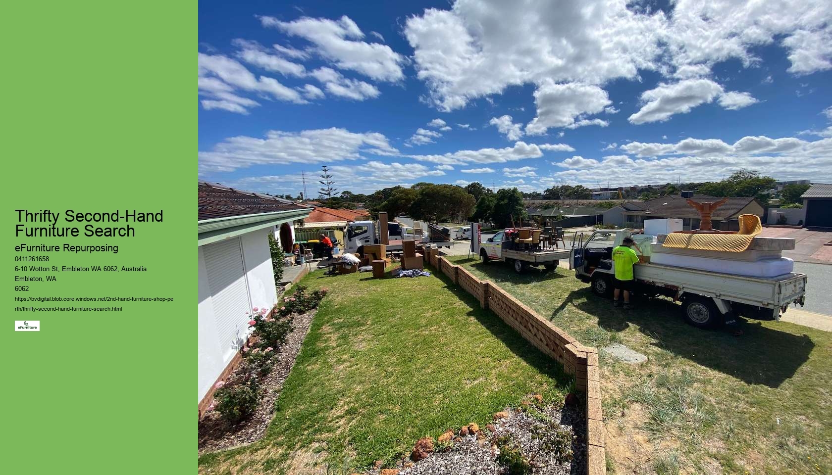 Eco-Friendly Used Furniture Perth