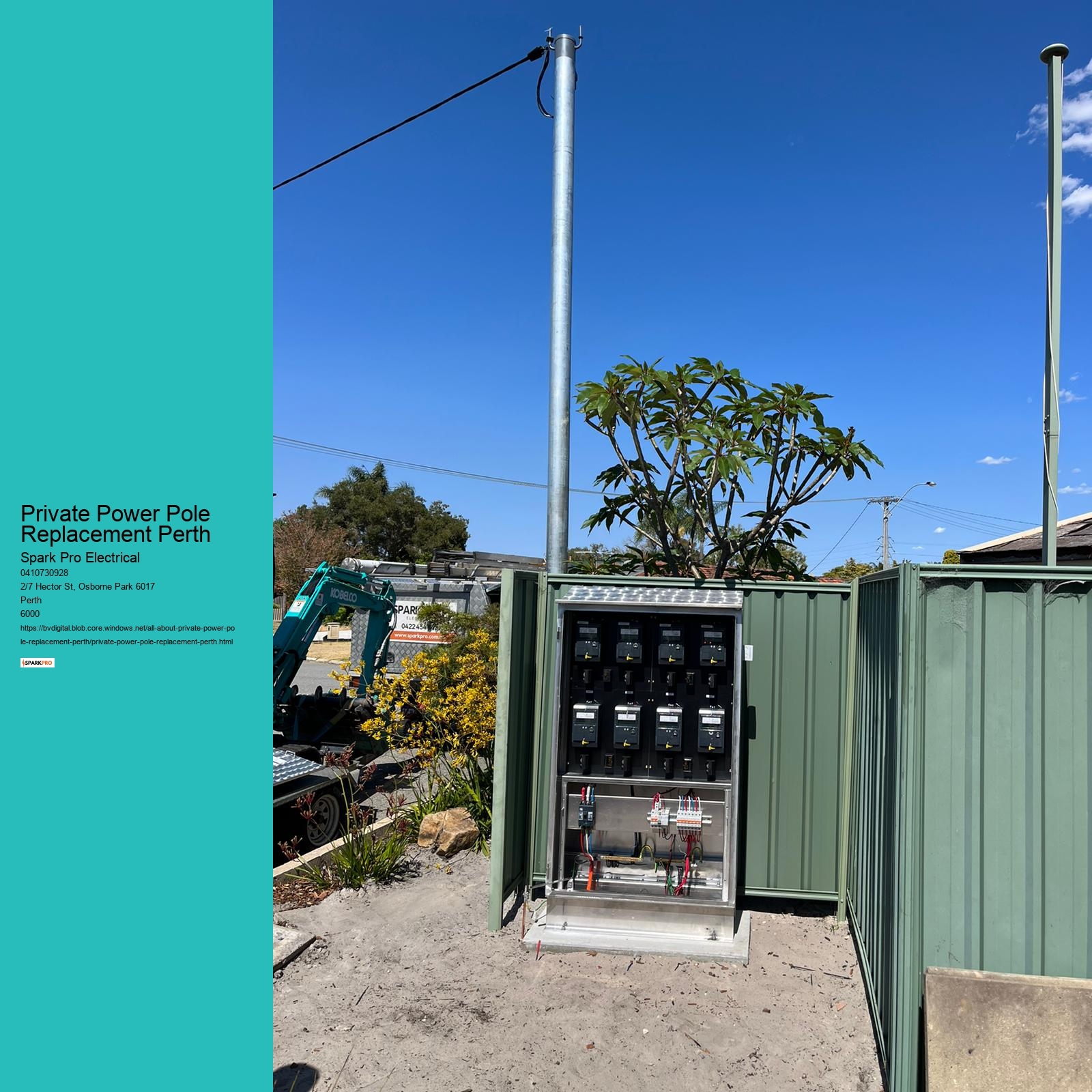 Efficient Power Pole Installations for Perth