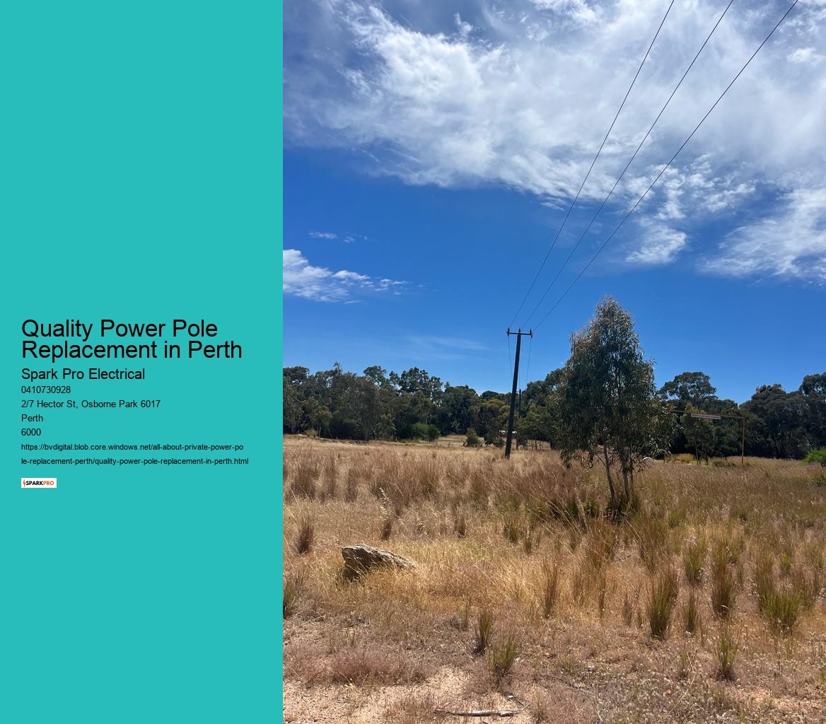 Expert-Led Power Pole Services in Perth