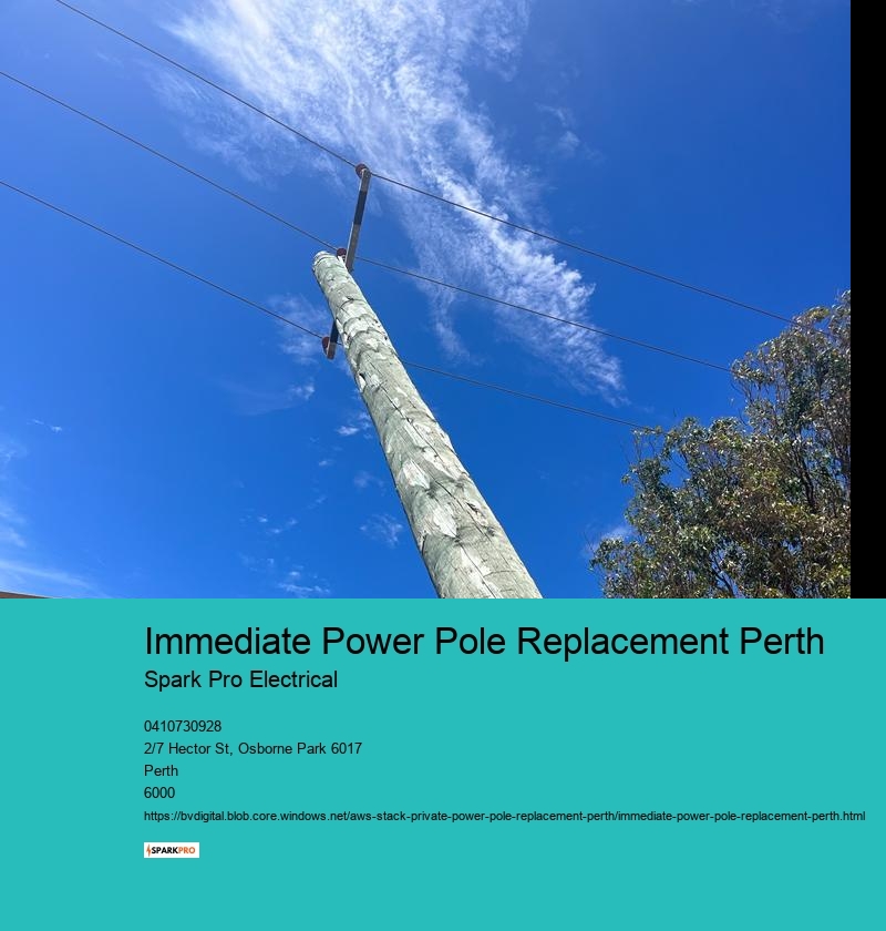 Exceptional Consumer Pole Replacement in Perth