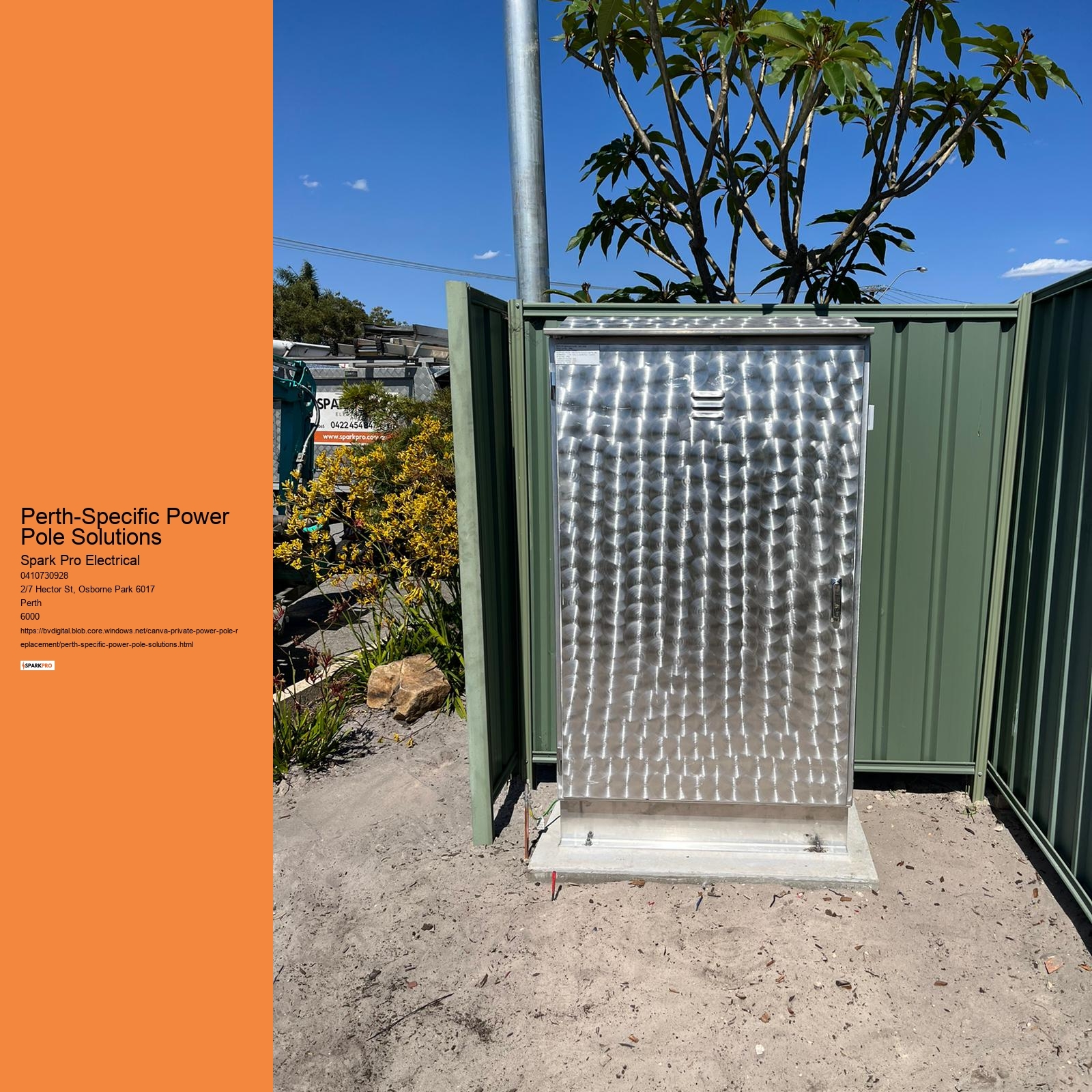 Specialised Power Pole Services for Perth Residents