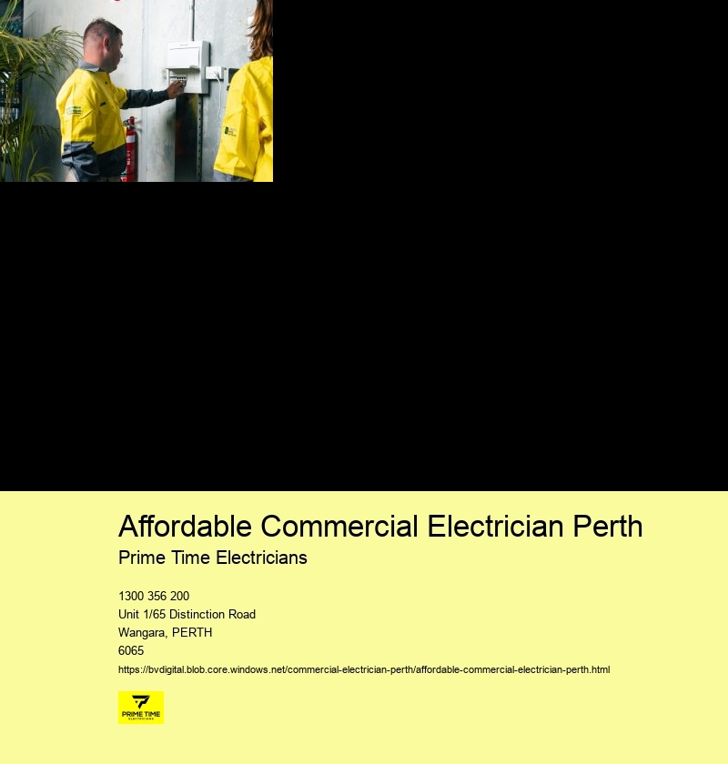 Trusted Commercial Electrician Perth Services