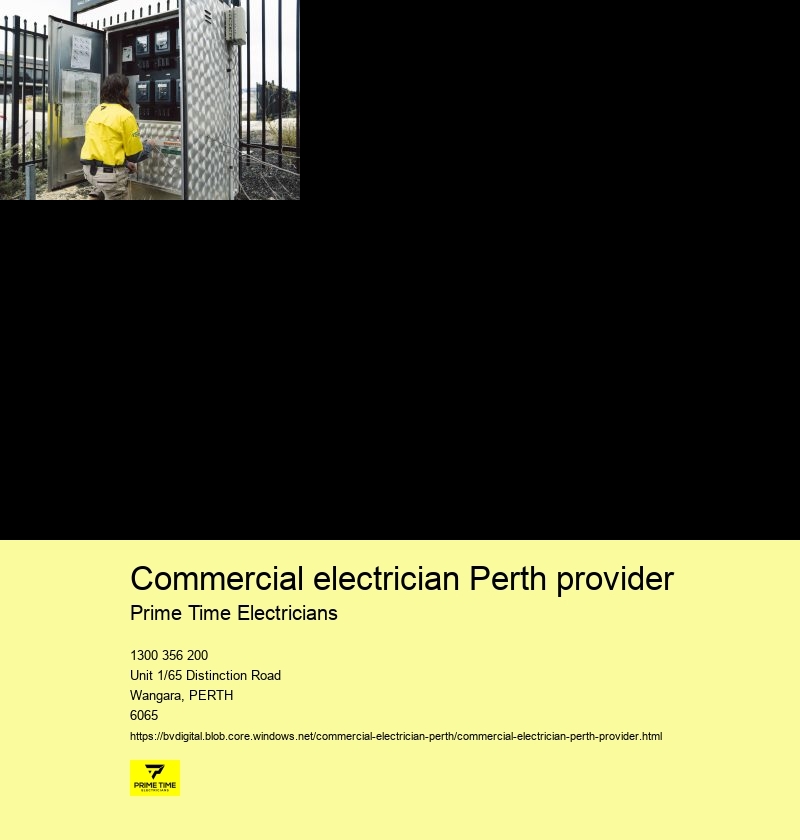 Certified Commercial Electrician Perth Solutions