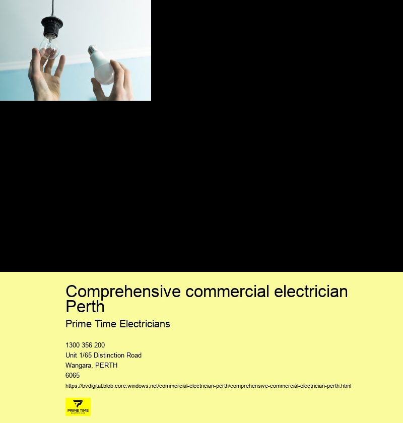 Quality Commercial Electrician Perth Services