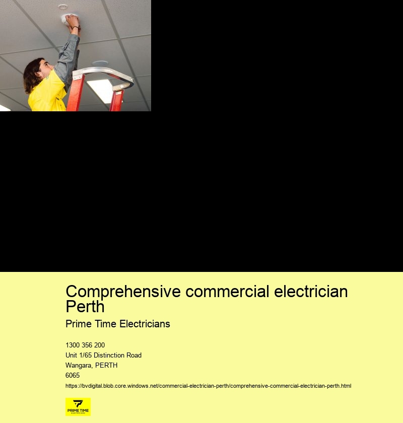 Certified Commercial Electrician Perth Providers