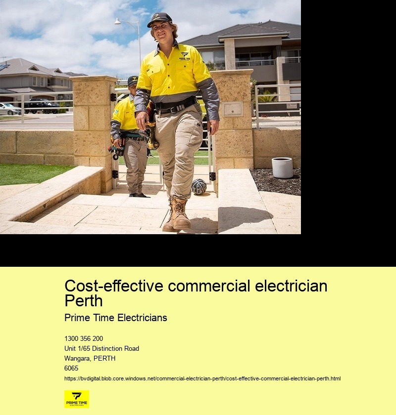 Dependable Commercial Electrician Perth Team