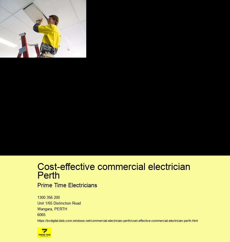 Certified Commercial Electrician Perth Solutions