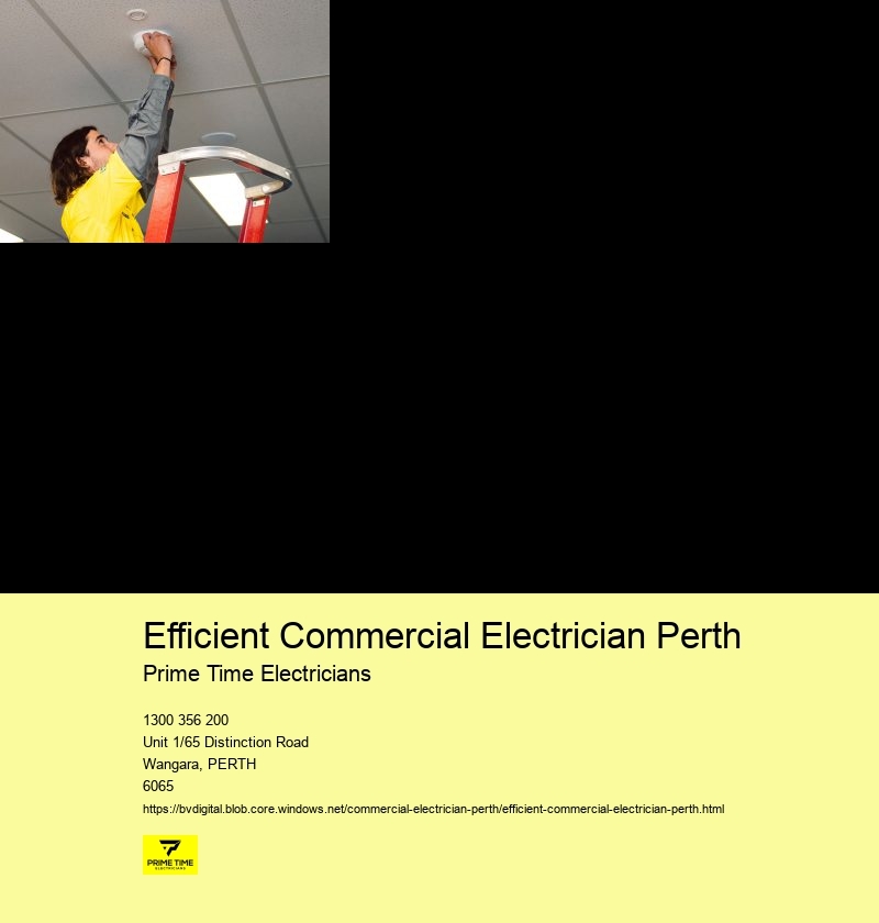 Certified Commercial Electrician Perth Experts