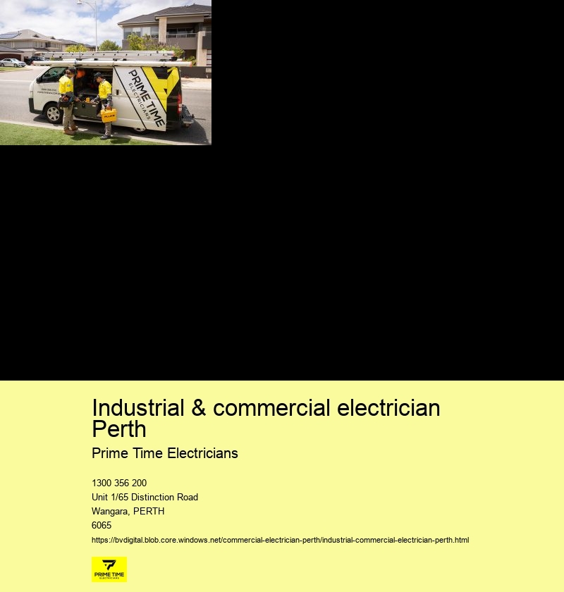 Reliable Commercial Electrician Perth Team