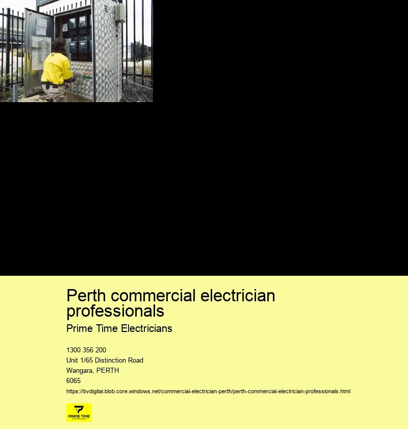 Specialist Commercial Electrician Perth Providers