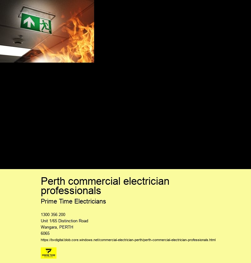 Efficient Commercial Electrician Perth Services