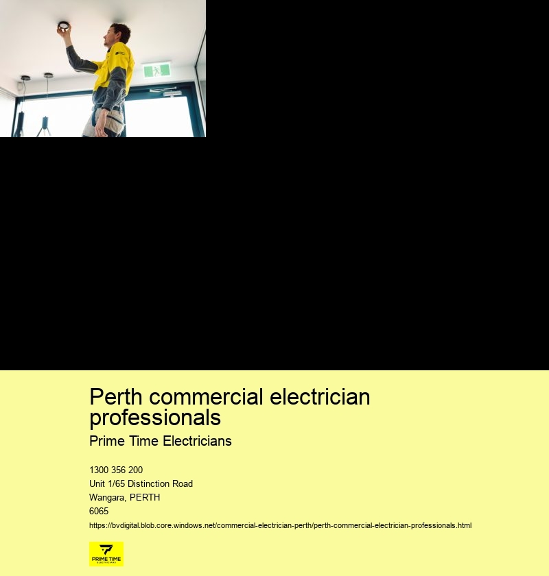 Dependable Commercial Electrician Perth Experts