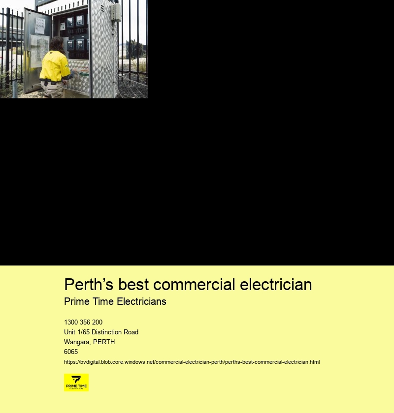 Certified Commercial Electrician Perth Providers