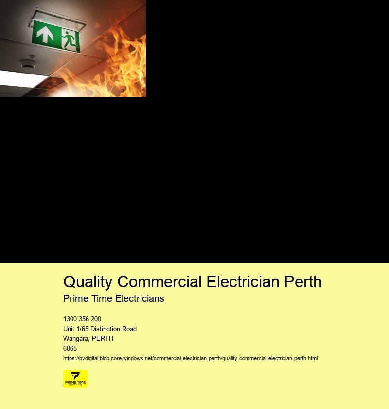 Reliable Commercial Electrician Perth Services