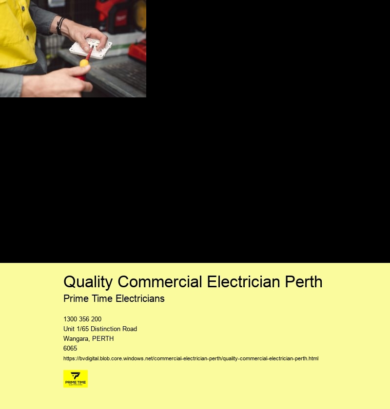 Dependable Commercial Electrician Perth Team