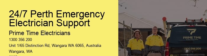 Dependable Emergency Electrician Service Perth