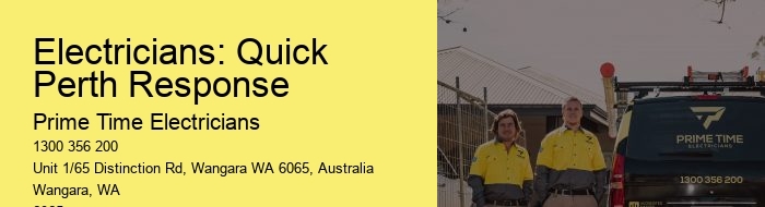 Perth's Immediate Electrician Response Team