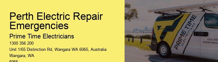 Dependable Emergency Electrician in Perth