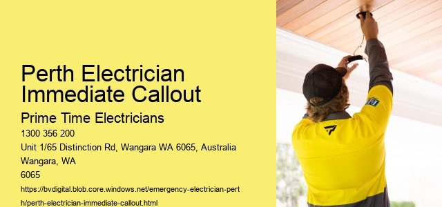 Perth Electrician: Your Emergency Ally