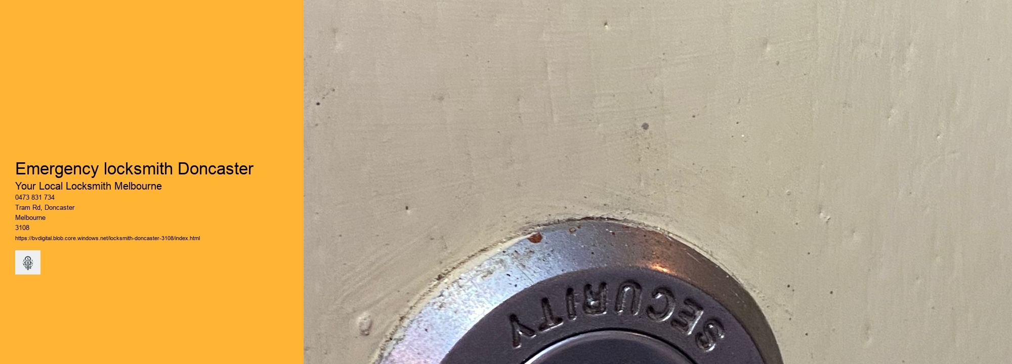 emergency locksmith Doncaster