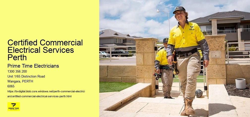 Experienced Commercial Electrician Perth Contractors