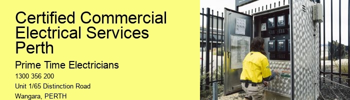 Affordable Commercial Electrician Perth Services