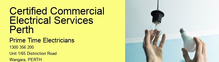Affordable Commercial Electrician Perth Services