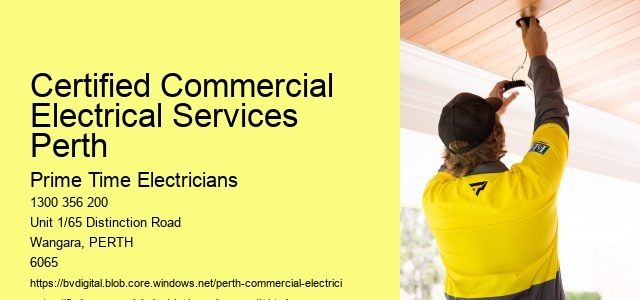Certified Commercial Electrician Perth Team