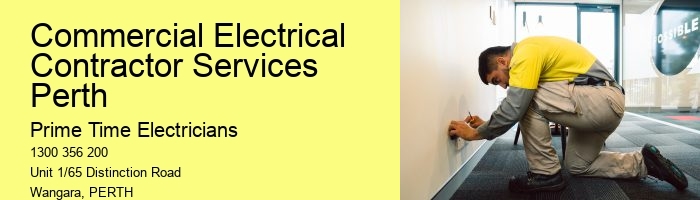 Experienced Commercial Electrician Perth Providers