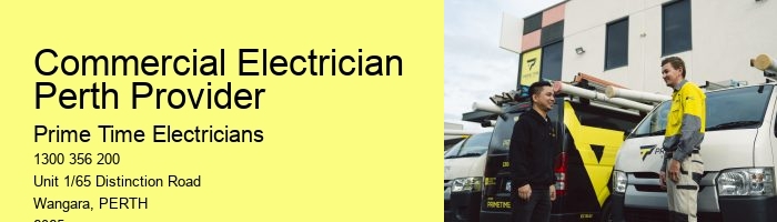 Reliable Commercial Electrician Perth Contractors