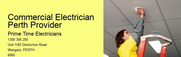 Certified Commercial Electrician Perth Contractors