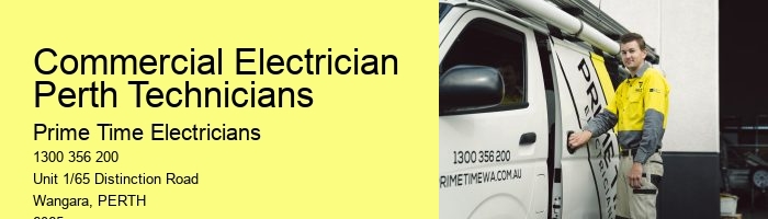Experienced Commercial Electrician Perth Team