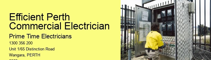 Quality-Assured Commercial Electrician Perth
