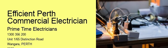 Efficient Commercial Electrician Perth Contractors