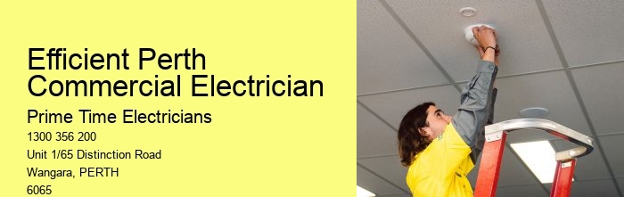 Premier Commercial Electrician Perth Services