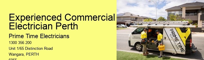 Skilled Commercial Electrician Perth Team