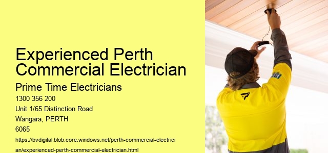 Reliable Commercial Electrician Perth Contractors