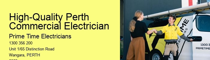 Professional Commercial Electrician Perth Contractors