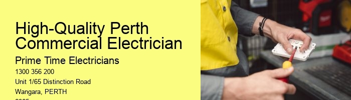 Professional Commercial Electrician Perth Contractors