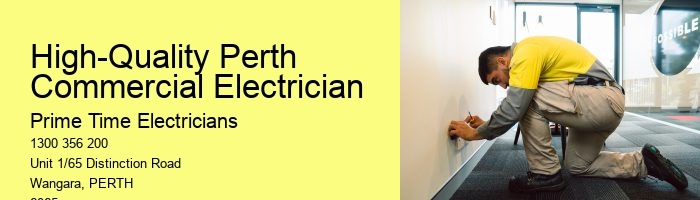 Skilled Commercial Electrician Perth Technicians