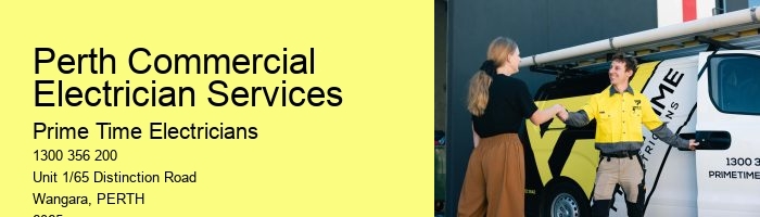 Leading Commercial Electrician Perth Team
