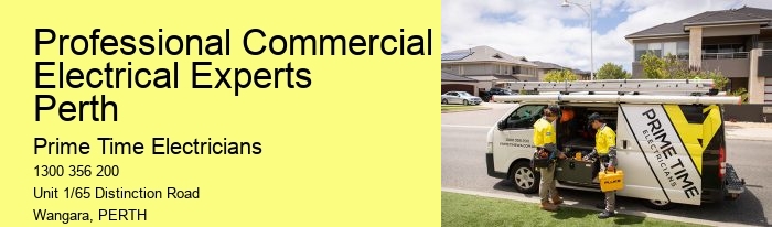 Certified Commercial Electrician Perth Providers