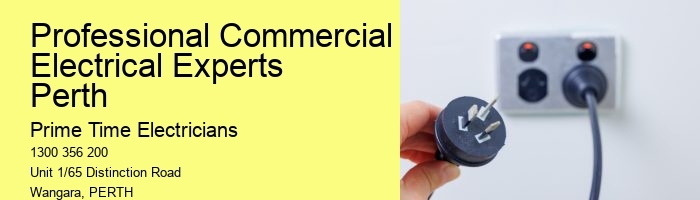 Professional Commercial Electrician Perth Team